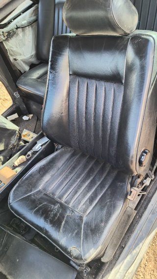 Interior Mercedes W124 Coupé Cuero Negro