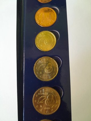 Collezione Monete Euro Spagna 1999