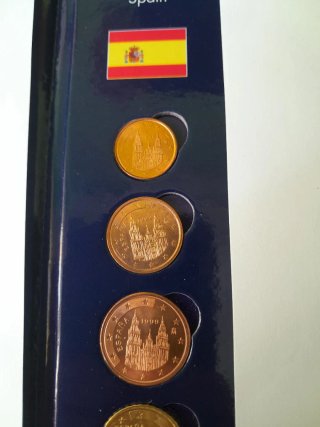 Collezione Monete Euro Spagna 1999