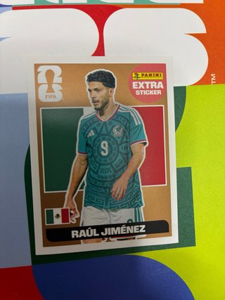 Cromo Panini Mundial 2026 Raúl Jiménez