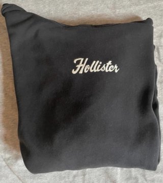 Sudadera Hollister Vintage Talla L Negra