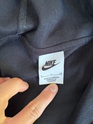 Chaqueta Nike Negra con Cremallera