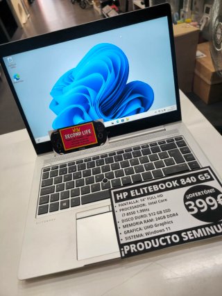 HP Elitebook 840 G5 i7 24GB RAM 512GB SSD