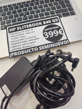 HP Elitebook 840 G5 i7 24GB RAM 512GB SSD