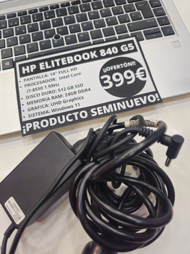 HP Elitebook 840 G5 i7 24GB RAM 512GB SSD