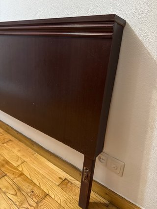 Cabecero madera cama 135cm