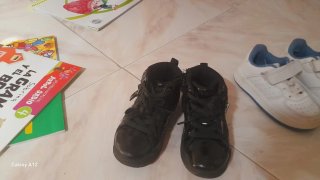 Botas negras para niñan 25