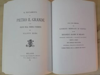 Libro Raro Il Maggiore F.Erba dei Mille di Marsala