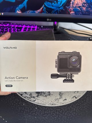 Cámara Deportiva Wolfang 4K, parecida a la gopro