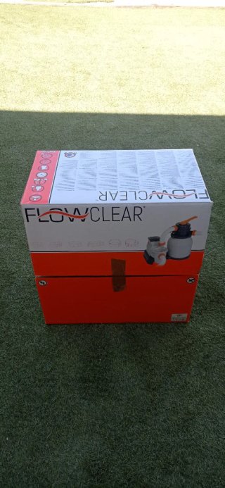 Piscina desmontable con depuradora
