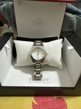 Reloj Tissot Mujer Plata y Blanco
