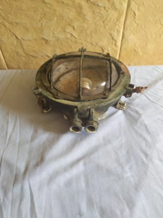 Ojo de buey náutico latón