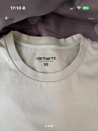 Camiseta Carhartt verde talla XS