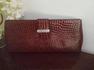 Bolso de mano Vicosa piel cocodrilo