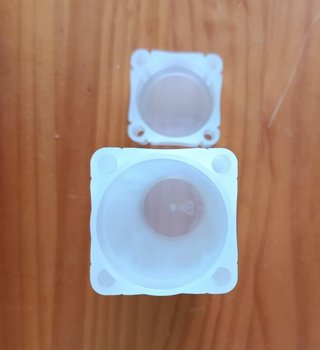 Tubi quadrati in polipropilene per monete, 29 mm