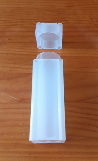 Tubi quadrati in polipropilene per monete, 29 mm