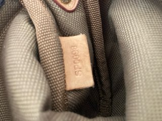 Borsa Louis Vuitton Pochette Monogram Marrone Dorato