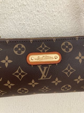 Borsa Louis Vuitton Pochette Monogram Marrone Dorato