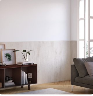 Revestimiento de pared decorativo efecto madera