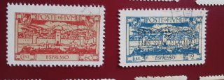 Fiume 1923/ 24- lotto di 15 francobolli