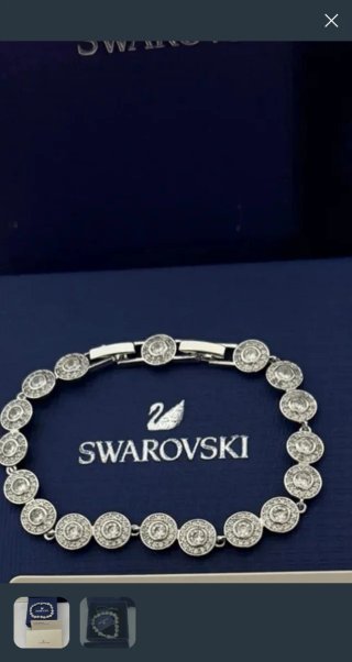 Pulsera Swarovski Plata
