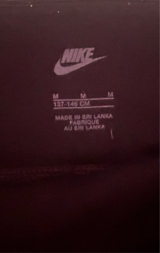 Pantalón Nike niña negro