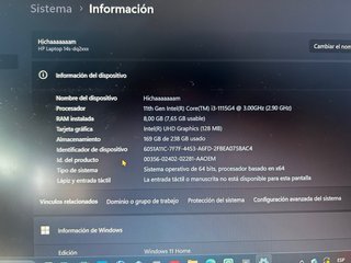 2 PORTÁTILES HP PLATA y NEGRO