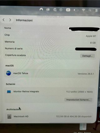MacBook Air M1 512GB Oro