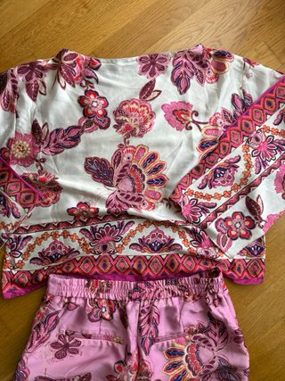 Conjunto Zara Pantalón y Blusa talla S Mujer