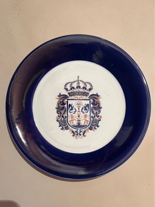 Sargadelos - Plato escudo Lugo