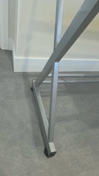 Mesa escritorio/estudio/PC vidrio templado y metal