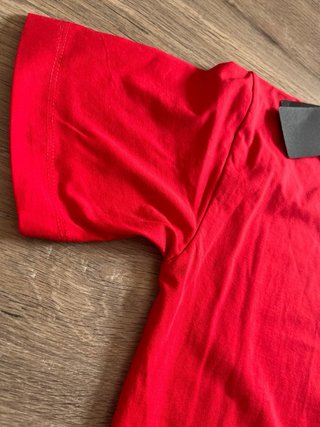 Camiseta Emporio Armani Roja Mujer Talla L (Nueva)