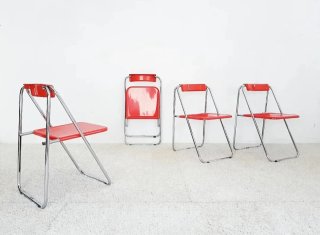 4 Sillas Plegables Patrick GINGEMBRE | Vintage 70s