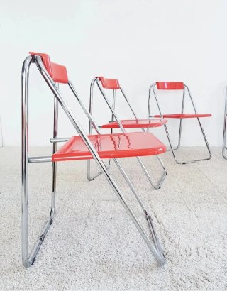 4 Sillas Plegables Patrick GINGEMBRE | Vintage 70s