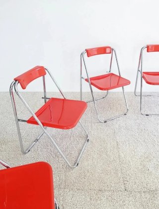 4 Sillas Plegables Patrick GINGEMBRE | Vintage 70s