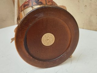Mappamondo sfera armillare da tavolo in legno