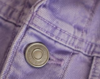 Chaqueta vaquera Benetton lavanda xs/s – Y2K