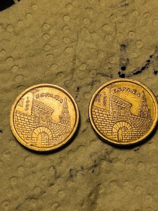 2 Monete 5 Peseta La Rioja