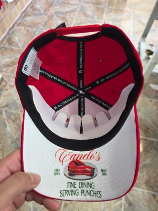 Gorra Canelo Alvarez Diseño Unico Rojo y Negro