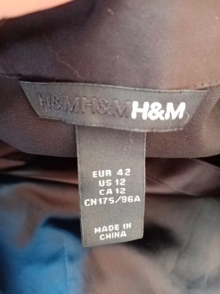 Camicia H&M nera Tg 42