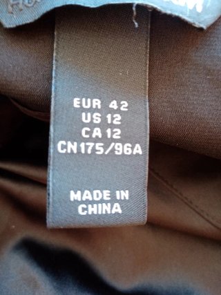 Camicia H&M nera Tg 42