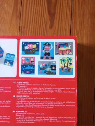12 Cubos Piratas Janod