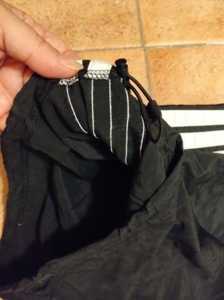 Pantalón chándal Adidas ancho negro