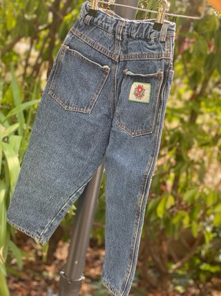 Jeans bambina 100% cotone