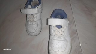 Zapatillas blancas niño/niña talla 25