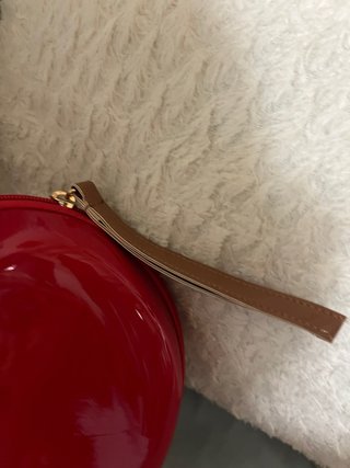 Bolso Cartera Roja Forma Manzana