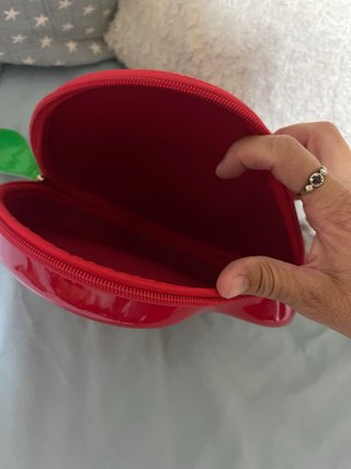Bolso Cartera Roja Forma Manzana