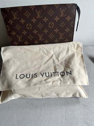 Necessaire Louis Vuitton Monogram Marrone e Nero