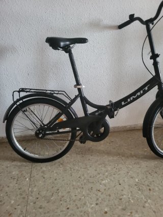 Bicicleta Plegable Negra