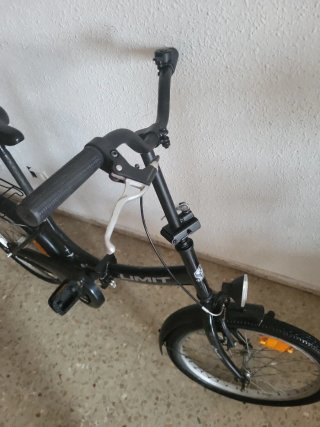 Bicicleta Plegable Negra